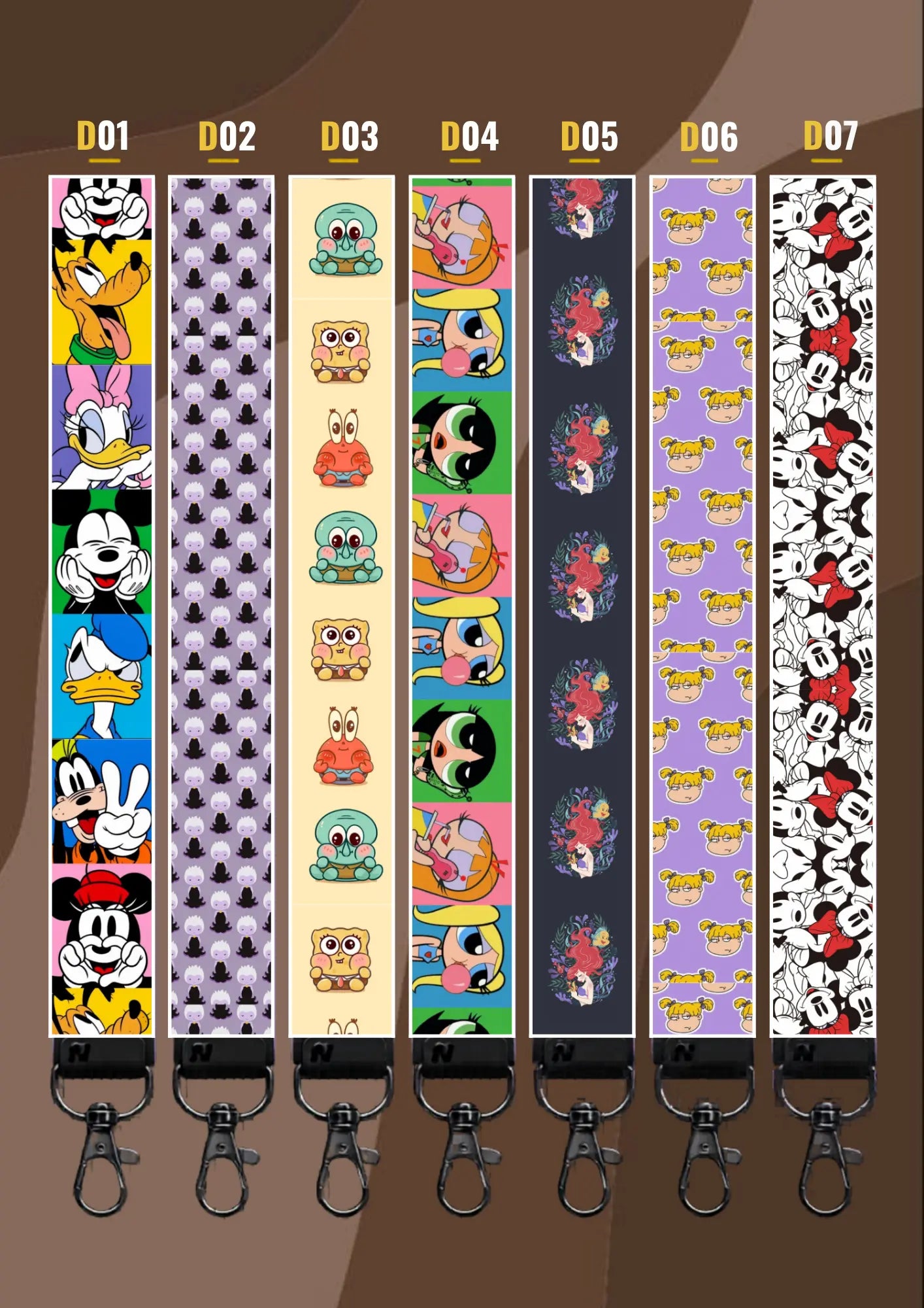 Lanyard Dibujos Animados