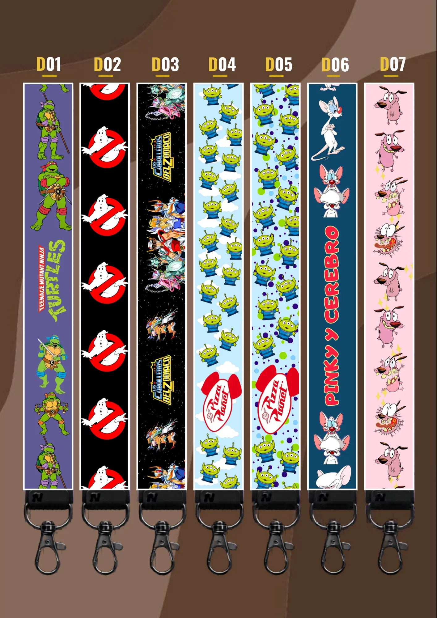 Lanyard Dibujos Animados