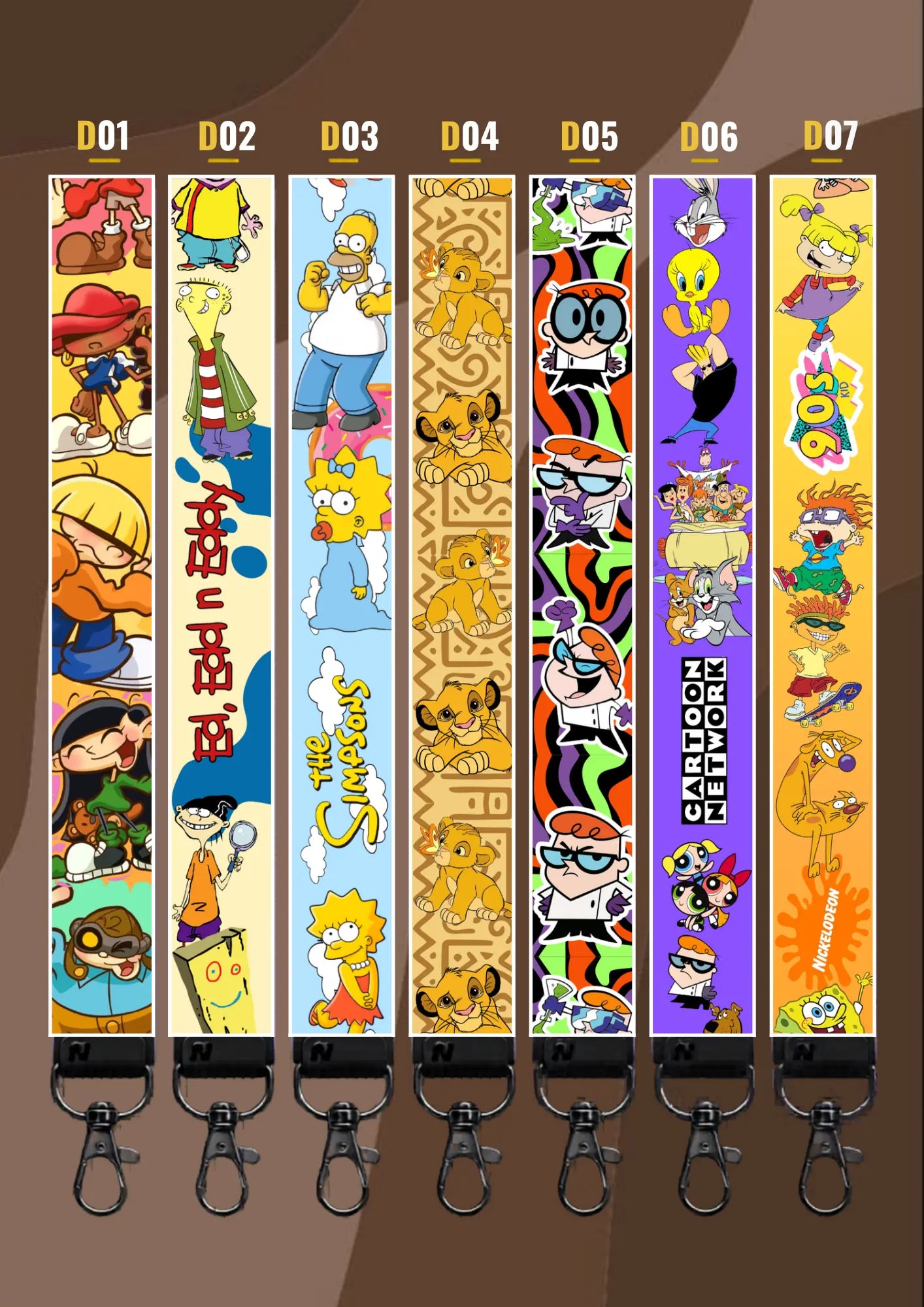 Lanyard Dibujos Animados