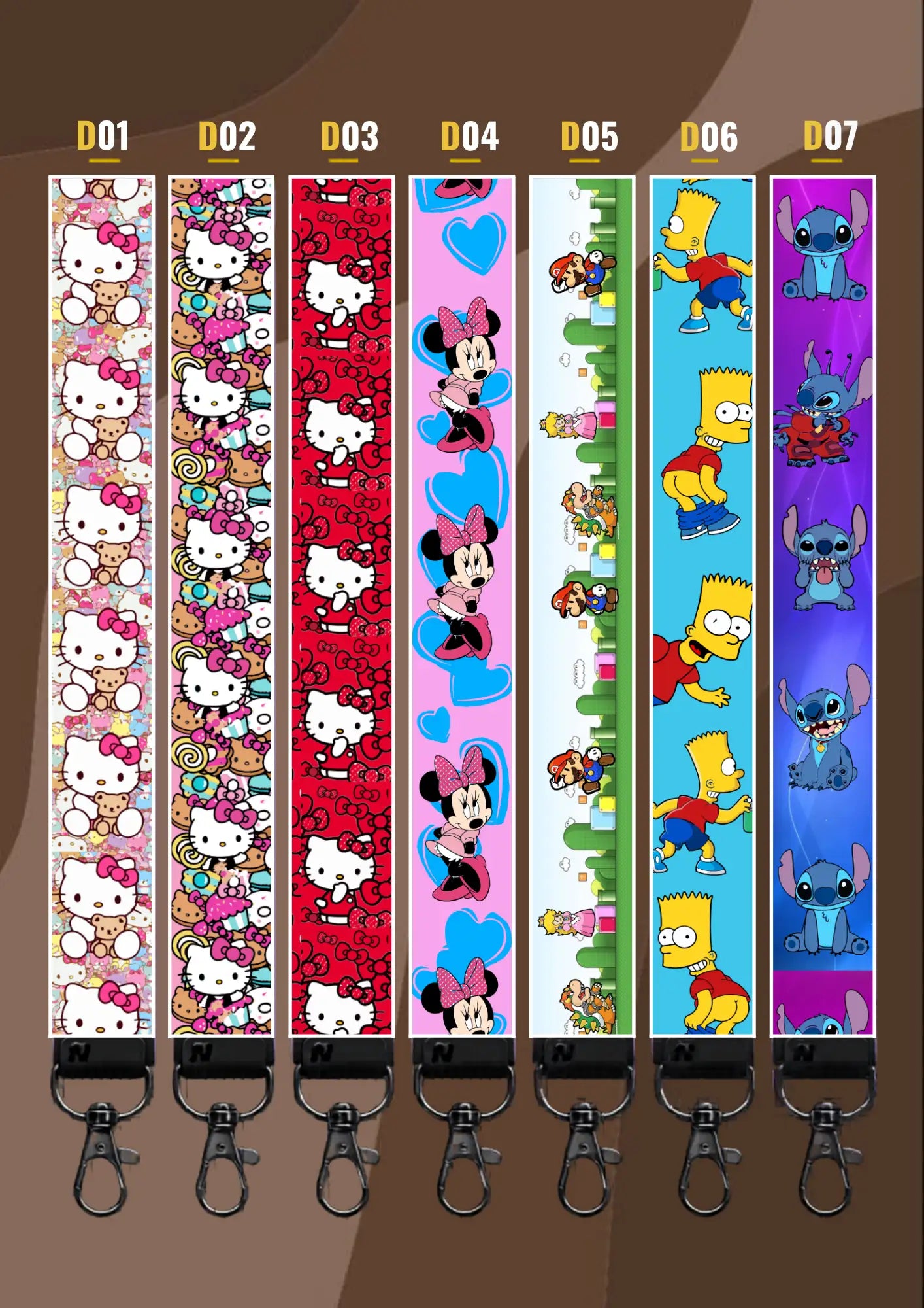 Lanyard Dibujos Animados