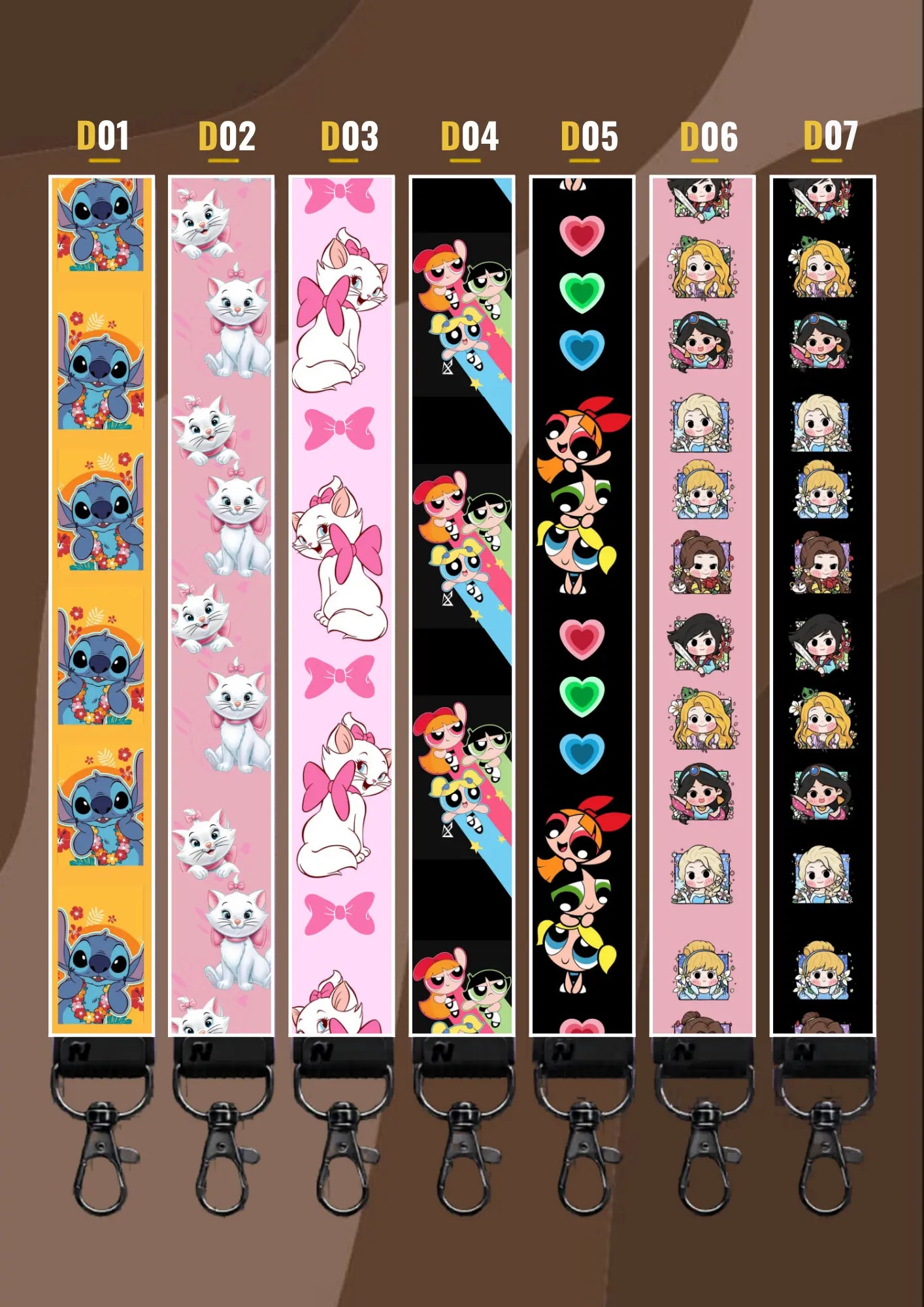 Lanyard Dibujos Animados