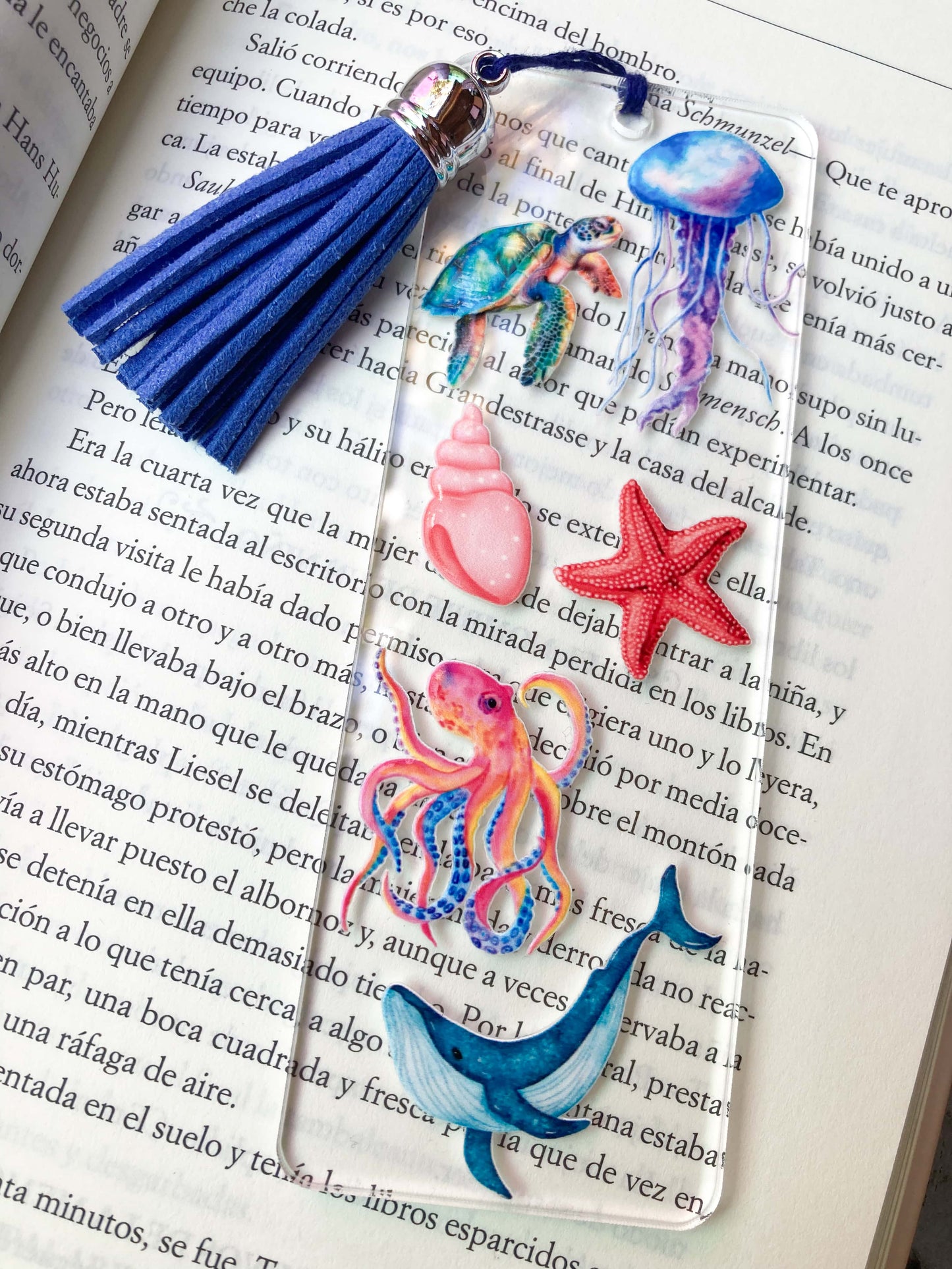 Marcapágina Animales Marinos