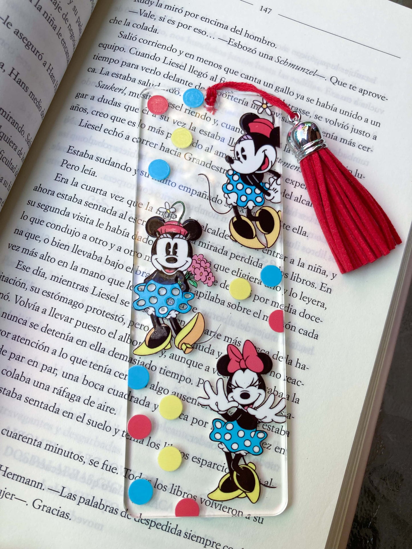 Marcapágina Minnie Mouse Colores