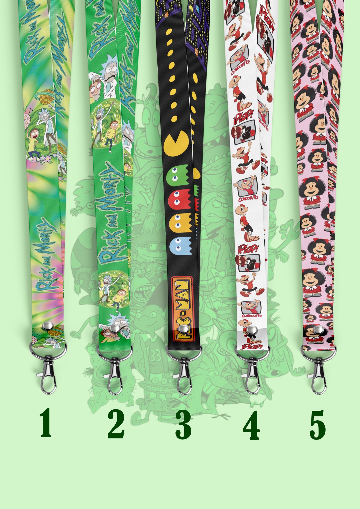 Lanyard Dibujos Animados Tip-Top