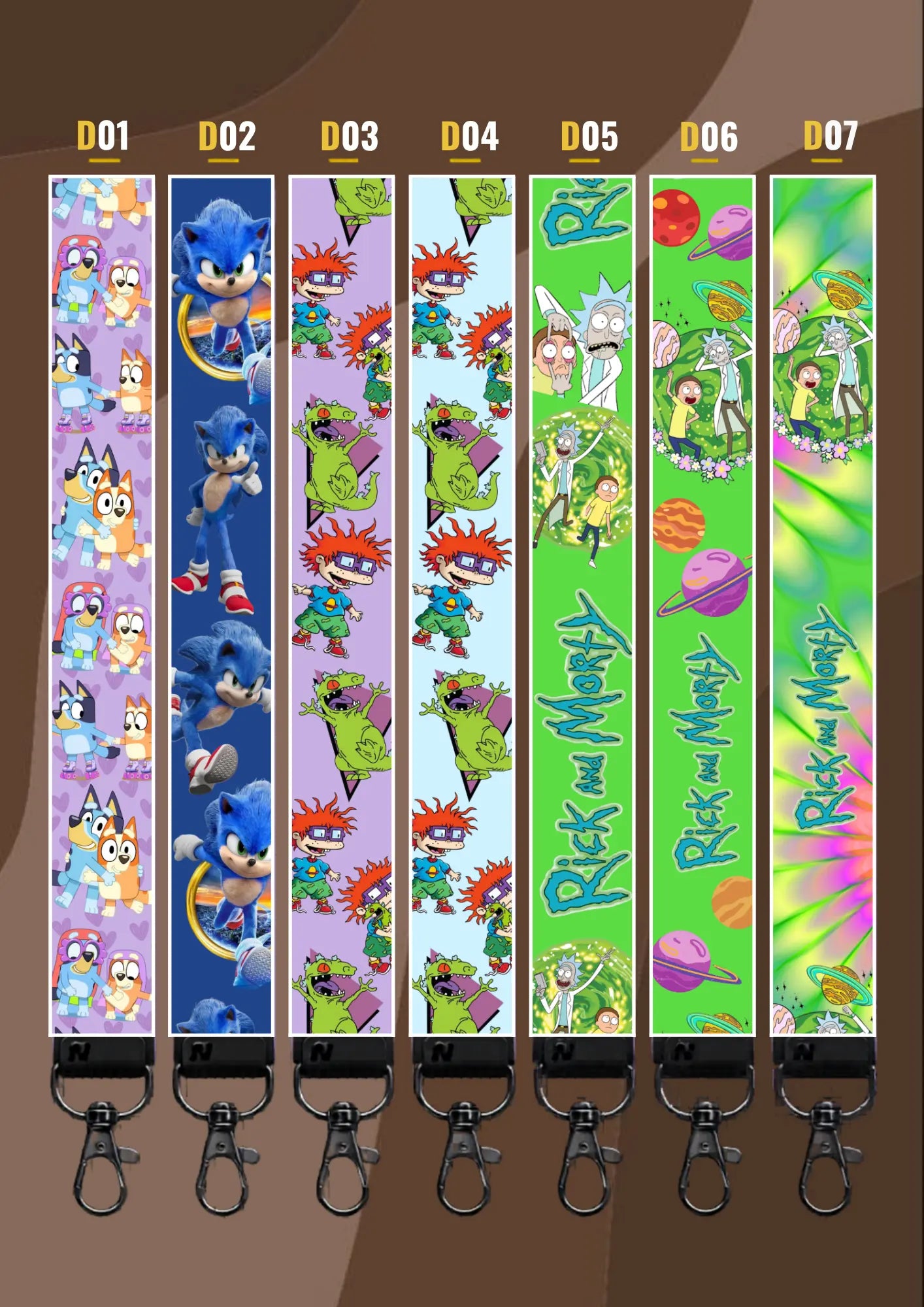 Lanyard Dibujos Animados