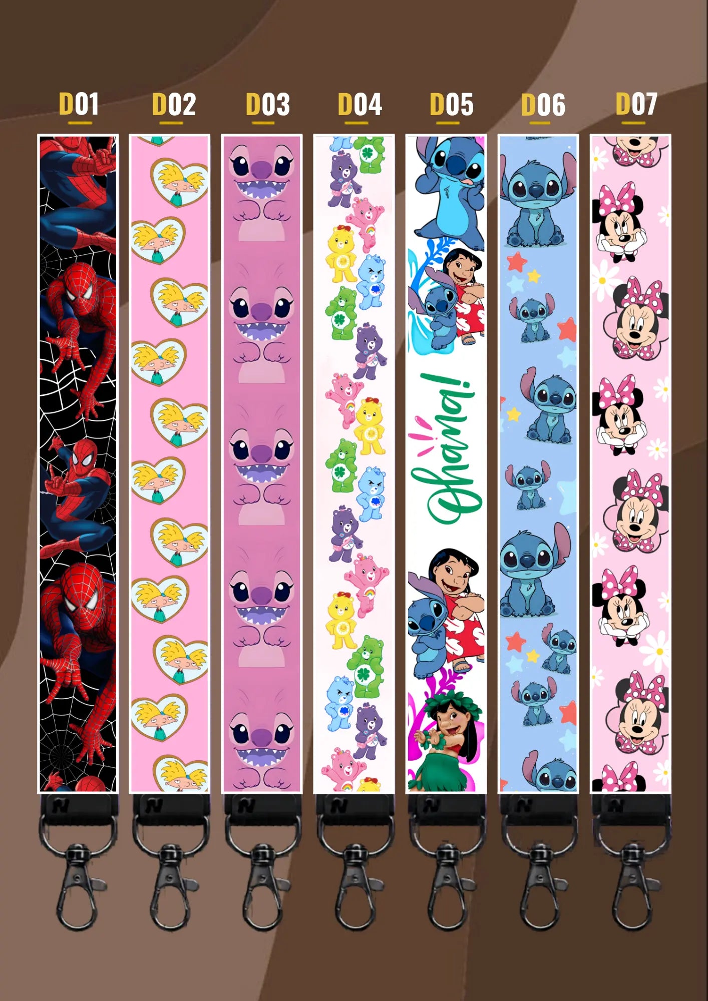 Lanyard Dibujos Animados