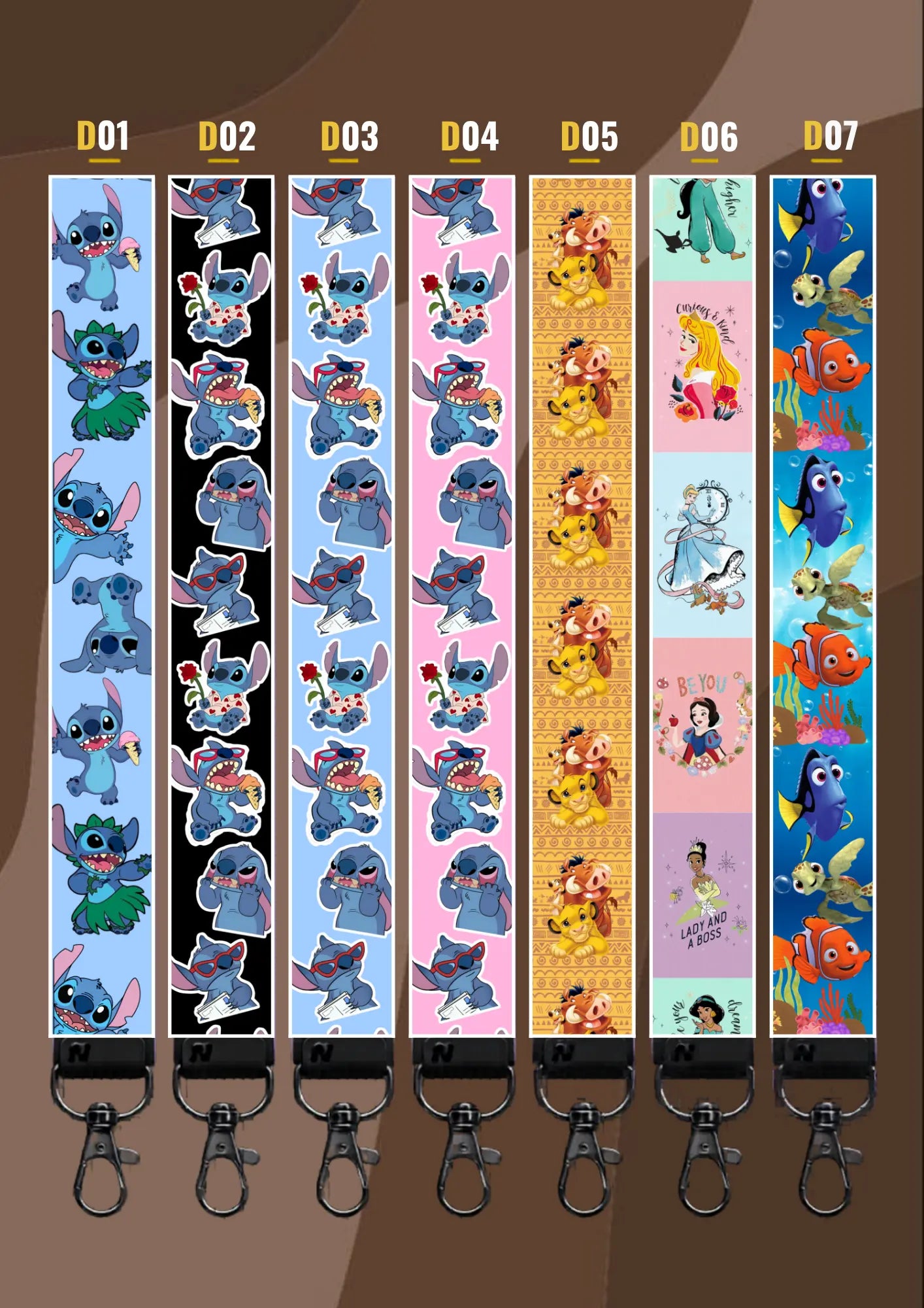 Lanyard Dibujos Animados
