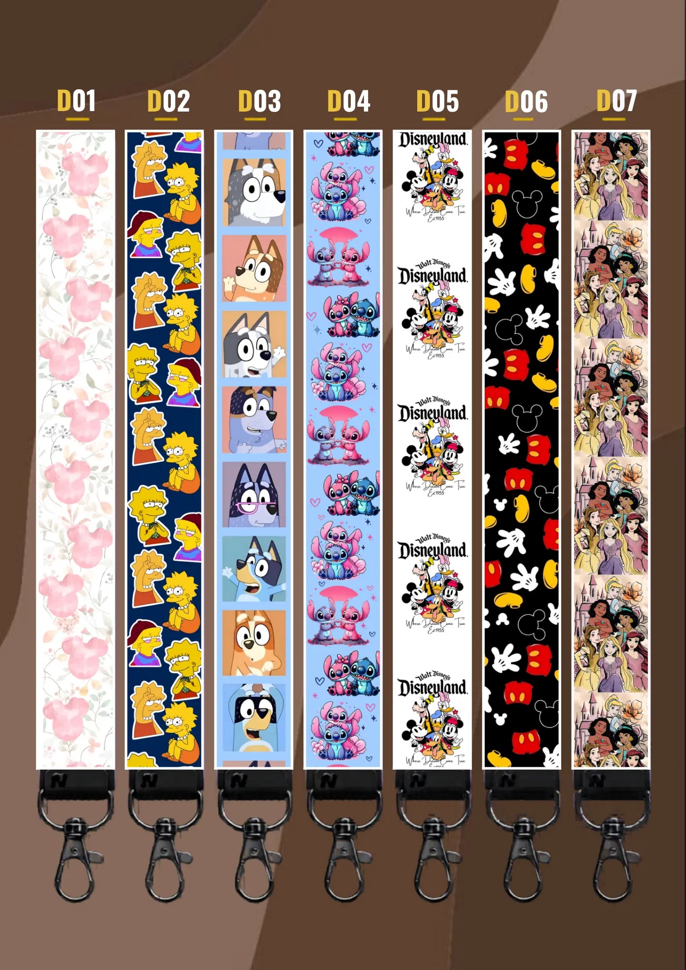Lanyard Dibujos Animados