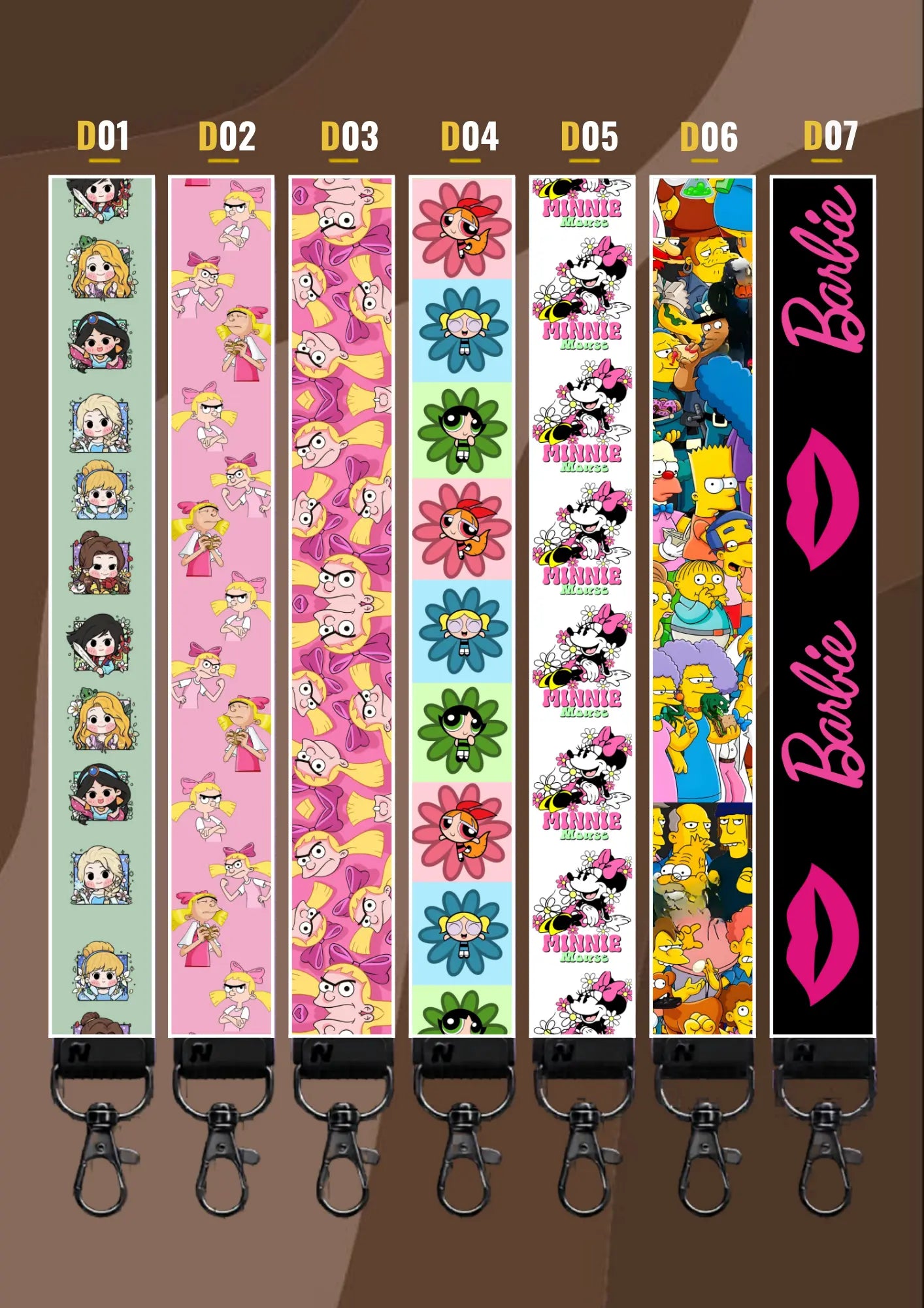 Lanyard Dibujos Animados