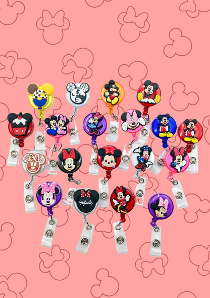 Yoyo Retráctil Minnie y Mickey Mouse