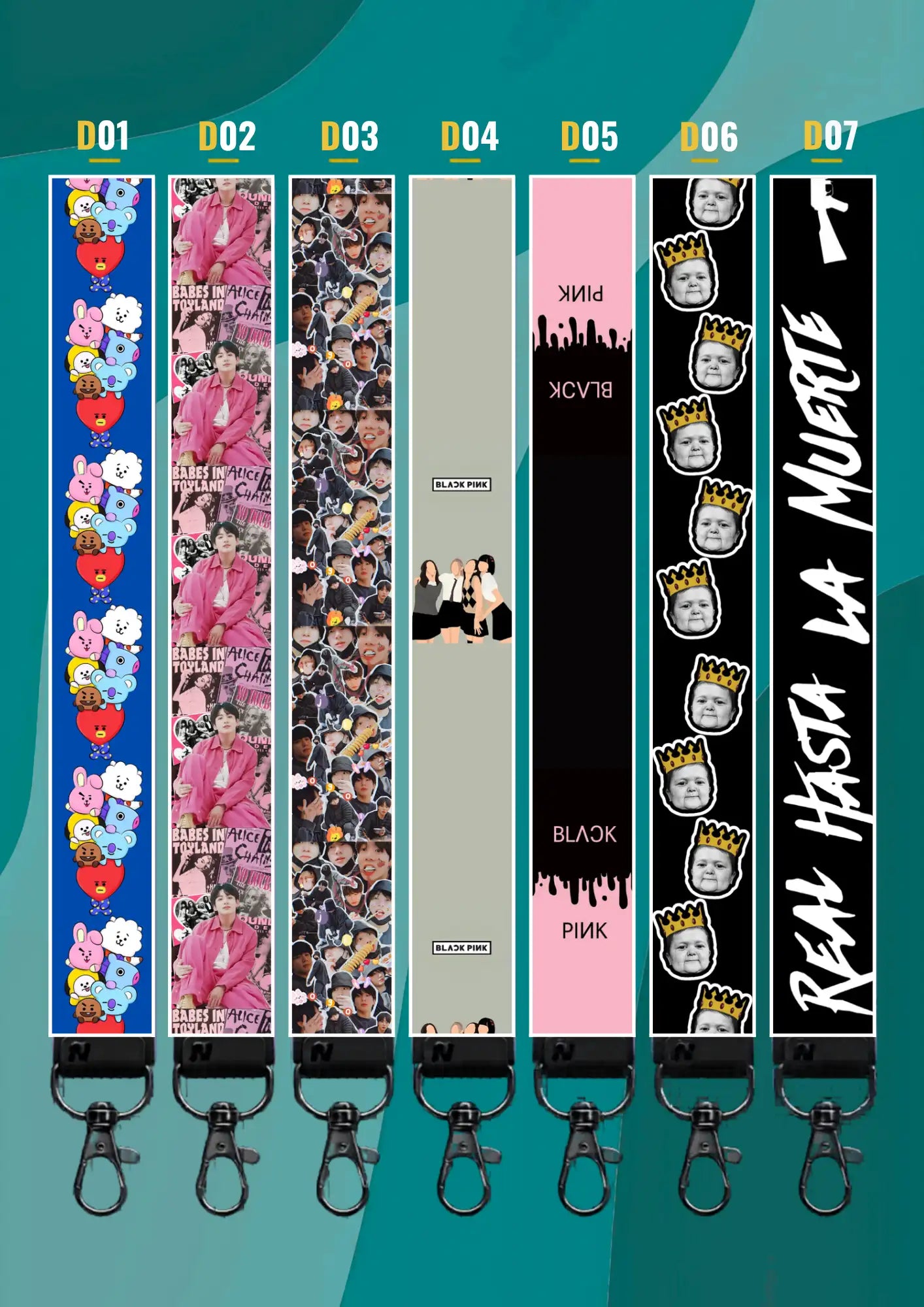 Lanyard Famosos