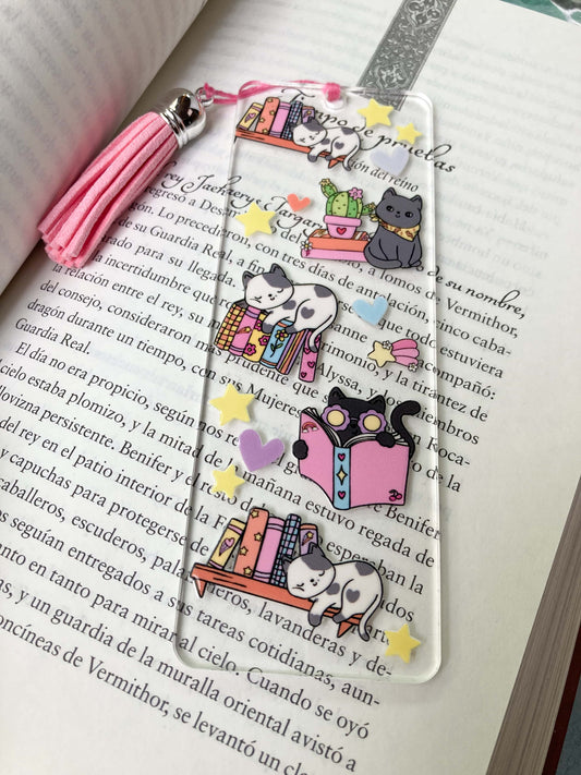 Marcapágina Libros Gatitos