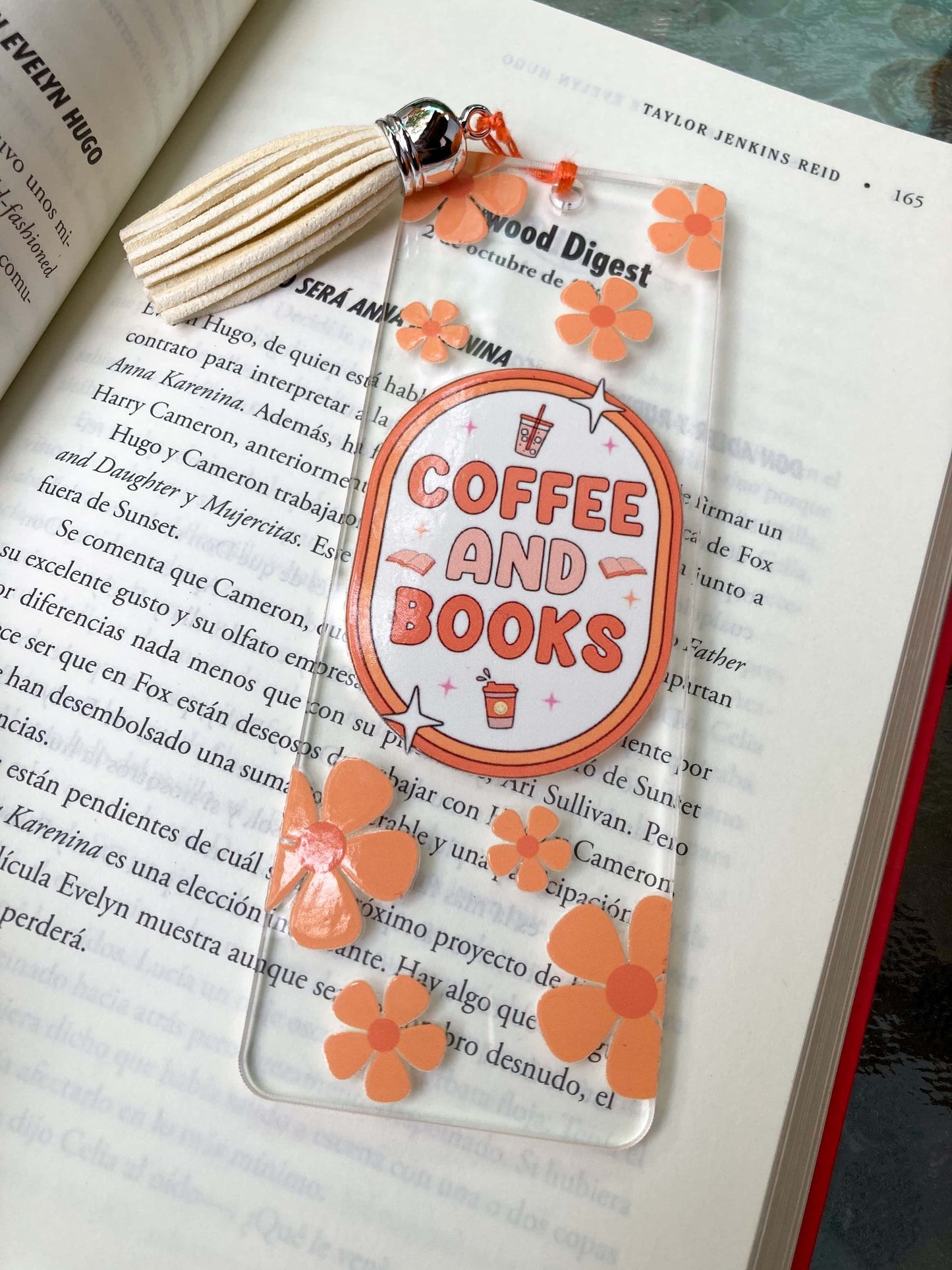 Marcapágina Coffee and Books