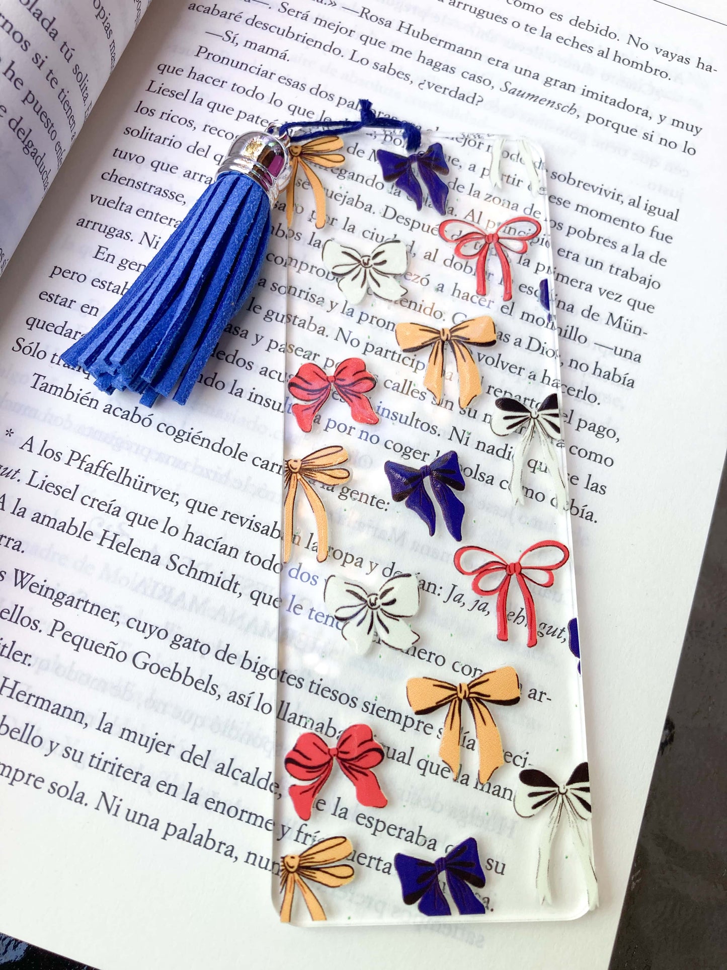 Marcapágina Moñitos Colores