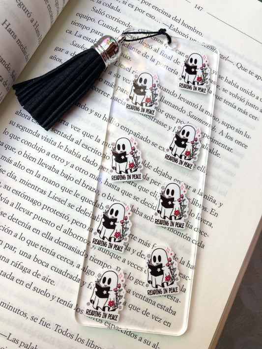 Marcapágina Reading In Peace