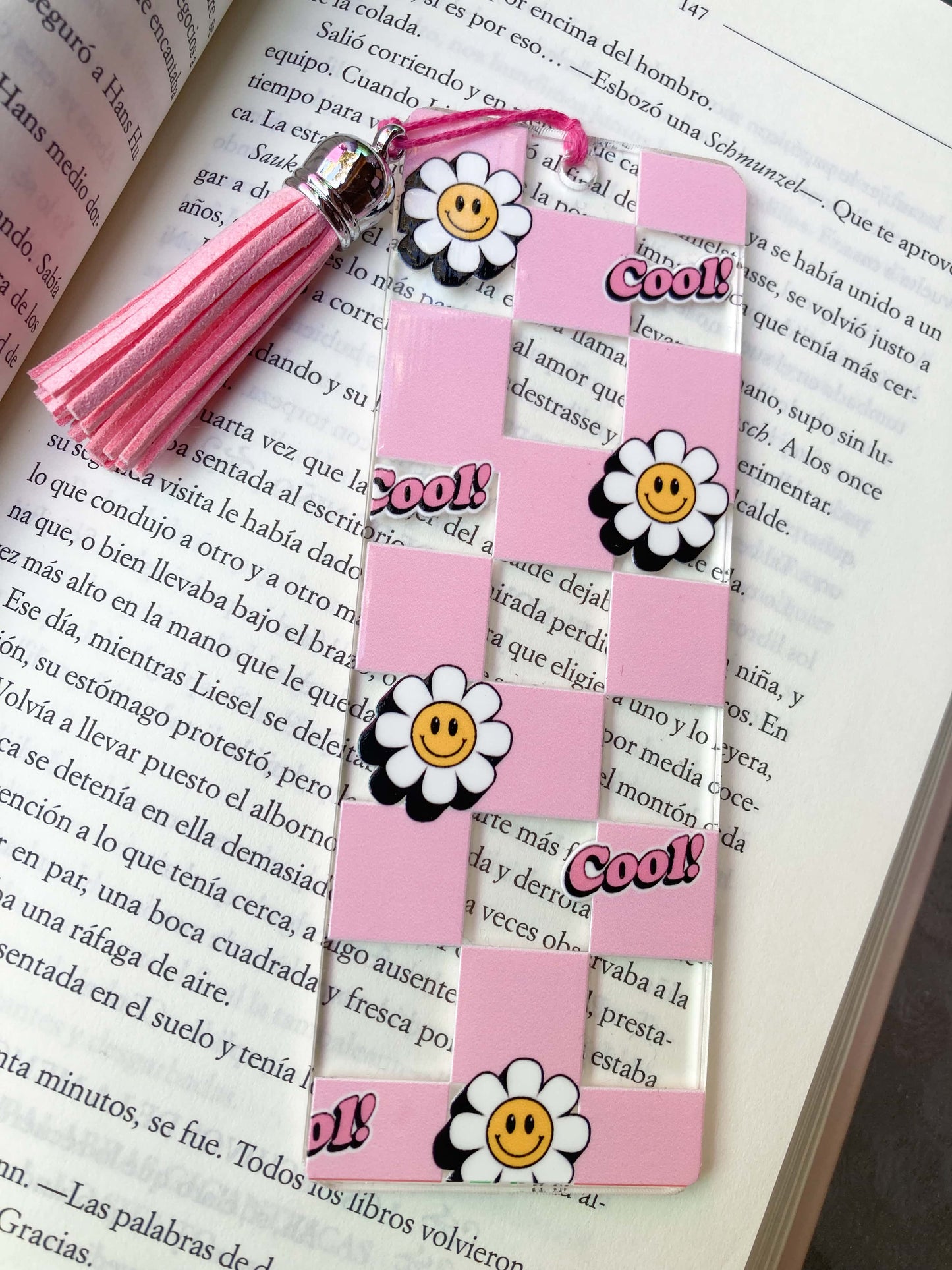 Marcapágina Flor Cool