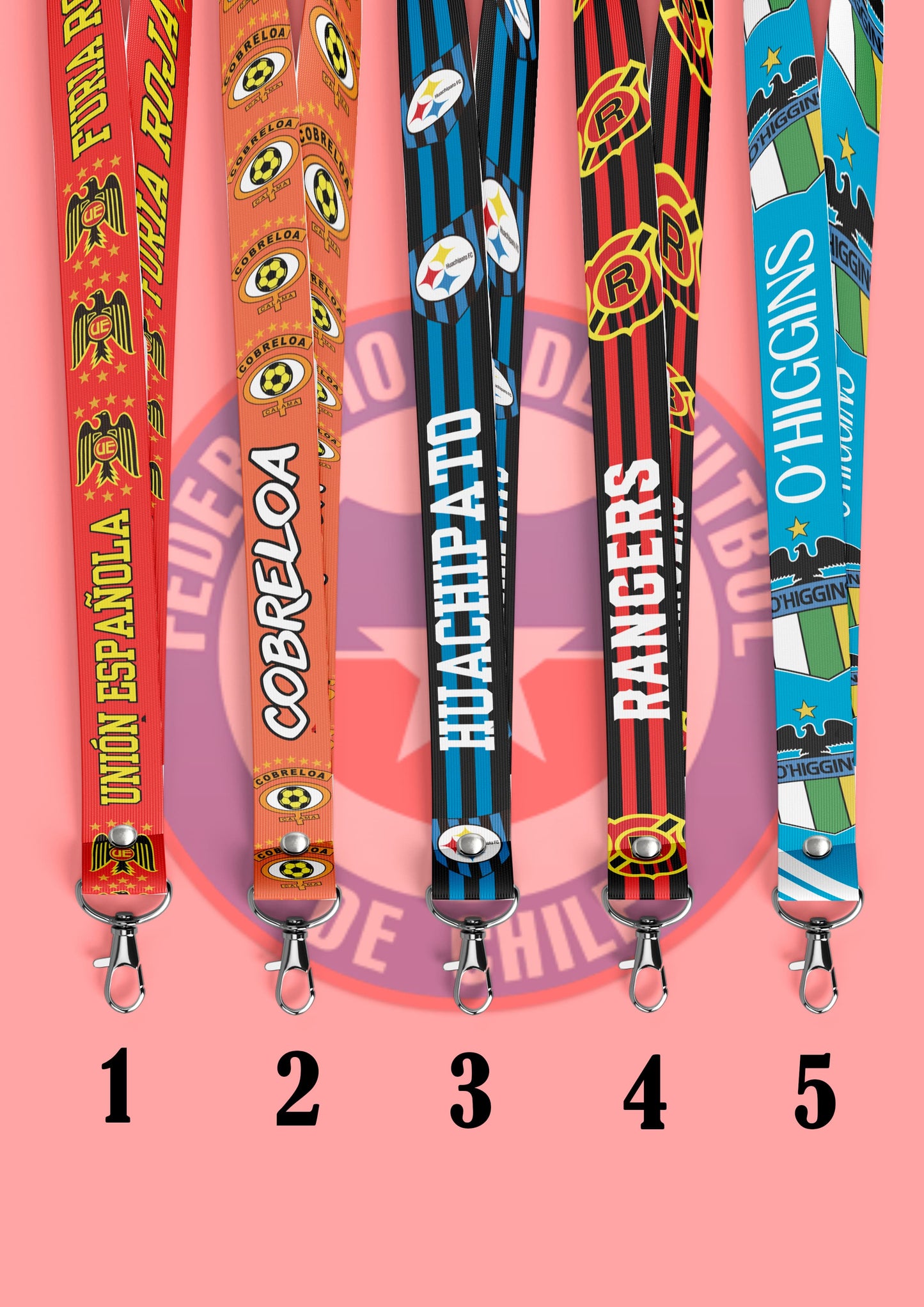 Lanyard Liga Chilena Tip-Top