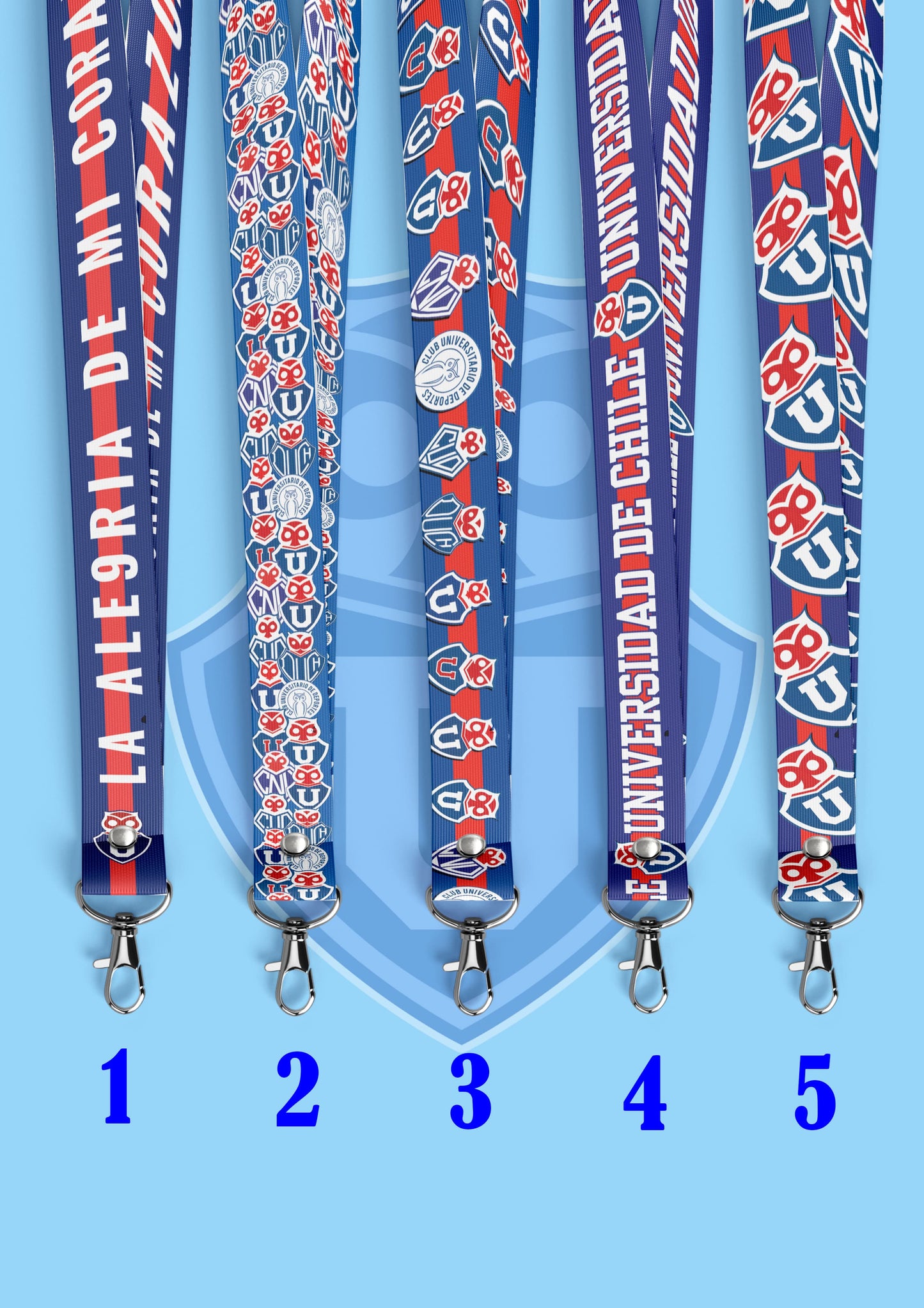 Lanyard Universidad de Chile Tip-Top