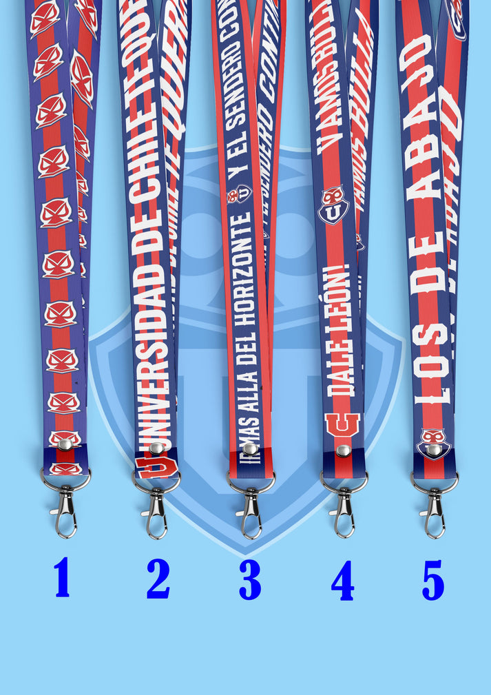 Lanyard Universidad de Chile Normal – nv.tienda